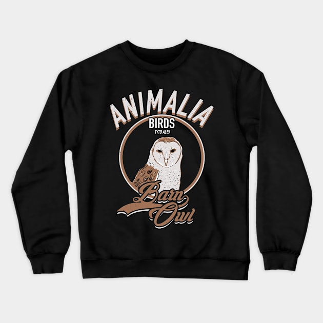 Barn Owl Crewneck Sweatshirt by absolemstudio